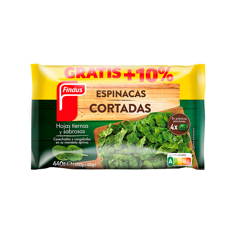 ESPINACS TALLATS 18/440g