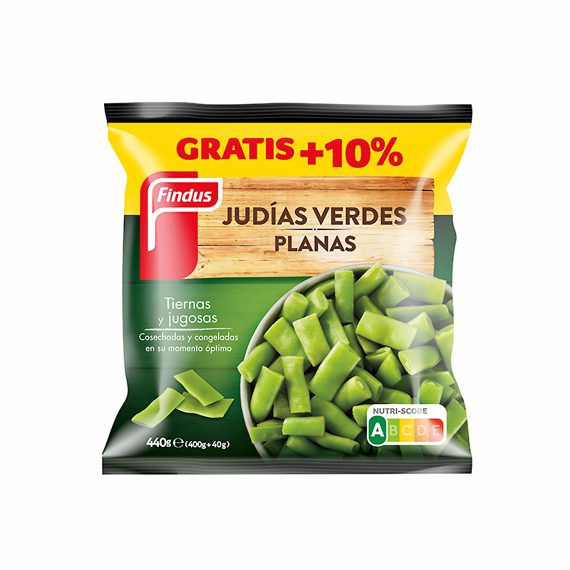 MONGETA TENDRA PLANA TROSSOS 20/440g