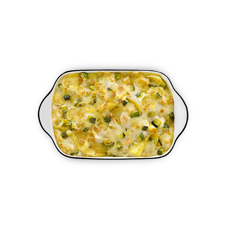 GRATINADO DE PATATA Y CALABACÍN 5/1Kg