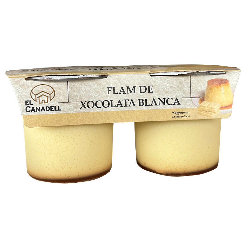 FLAM XOCOLATA BLANCA 6/Pack (2x130g)