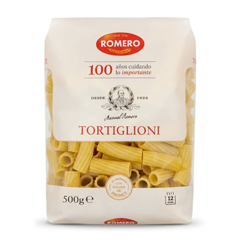 PASTA TORTIGLIONI BRONZO (TIPUS RIGATONI) 10/500gr
