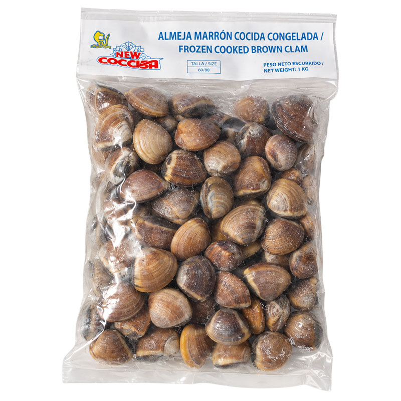ALMEJA MARRON (Vacio) 60-80  6/1Kg.