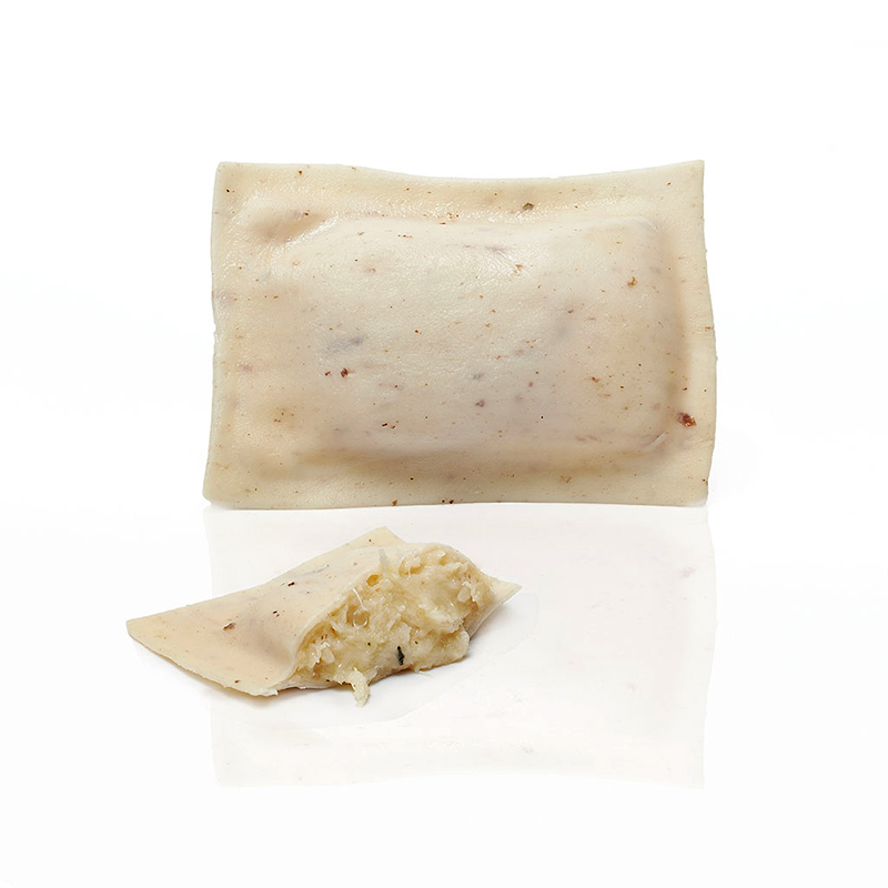 PASTA RAVIOLI GEGANT BRANDADA BACALLÀ (25gr) 1/3Kg