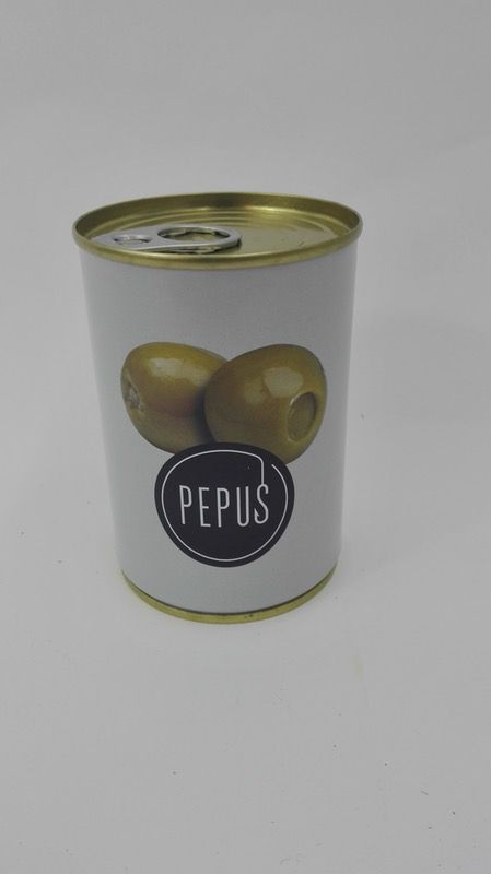 ACEITUNAS VERDES RELLENAS ANCHOA 280/320 LATA 15/280g 