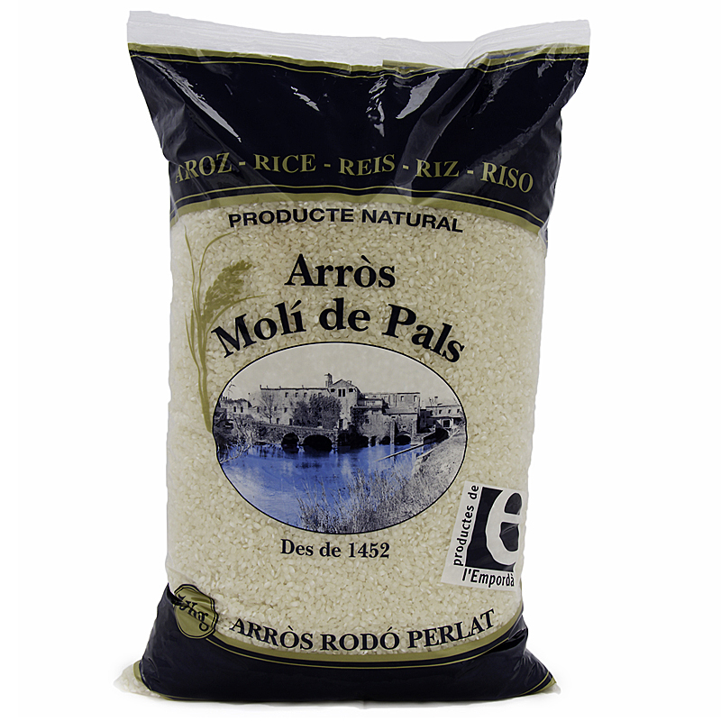 ARROZ REDONDO PERLADO PALS BOLSA 3/5Kg