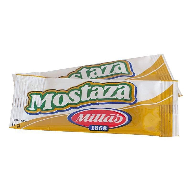 MOSTAZA MONODOSIS CAJA 300X6g.