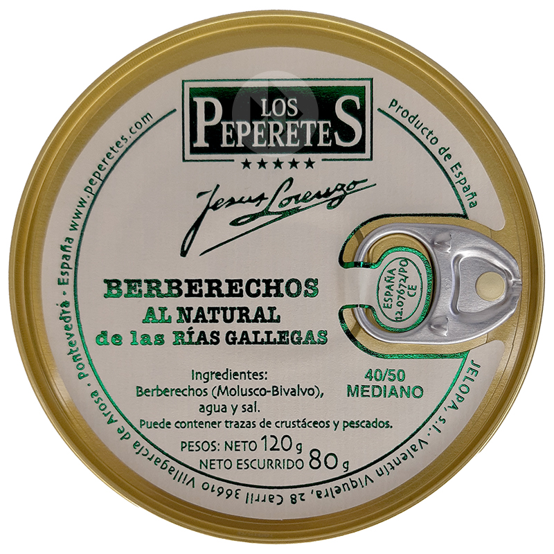 ESCOPINYES AL NATURAL 40/50 PECES RO-120