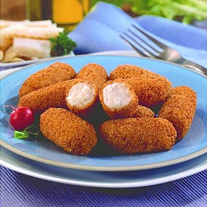 CROQUETA BACALAO CASERA (28g) 4/1Kg