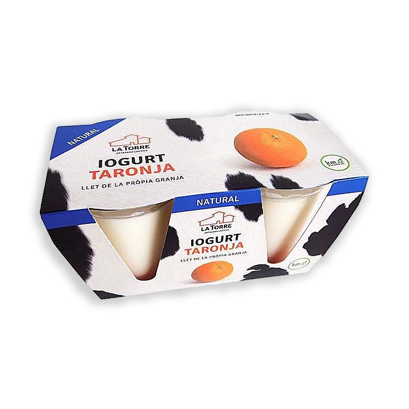 IOGURT GUST TARONJA 12/(PACK 2X125g)