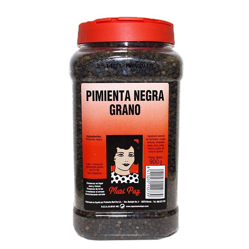 PEBRE NEGRE GRA POT 12/800g