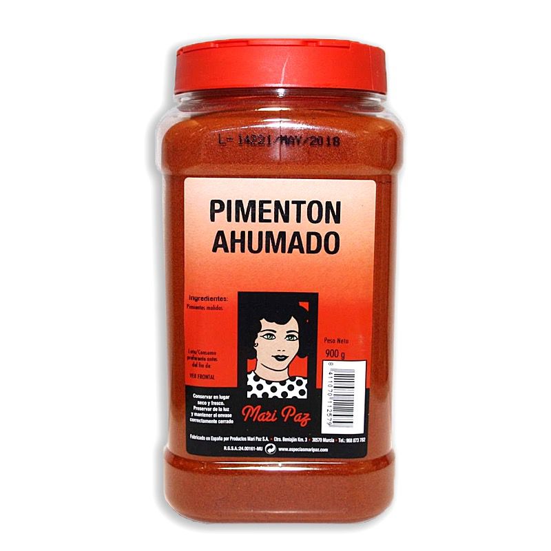 PIMENTÓN AHUMADO DULCE BOTE 12/800g