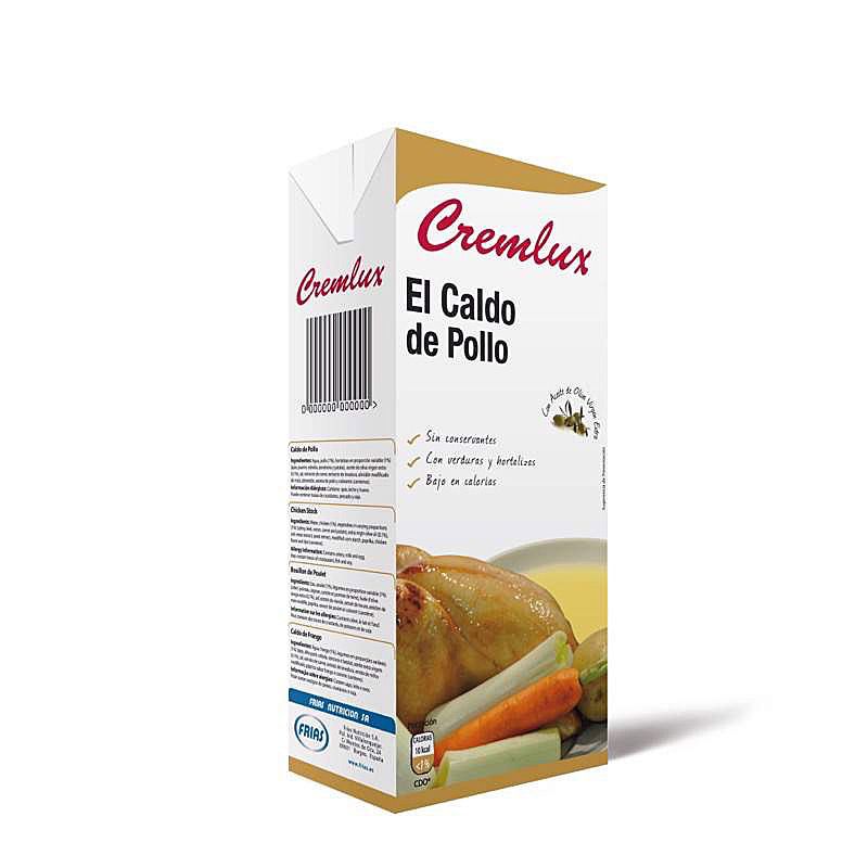 CALDO DE POLLO BRICK 12/1l.