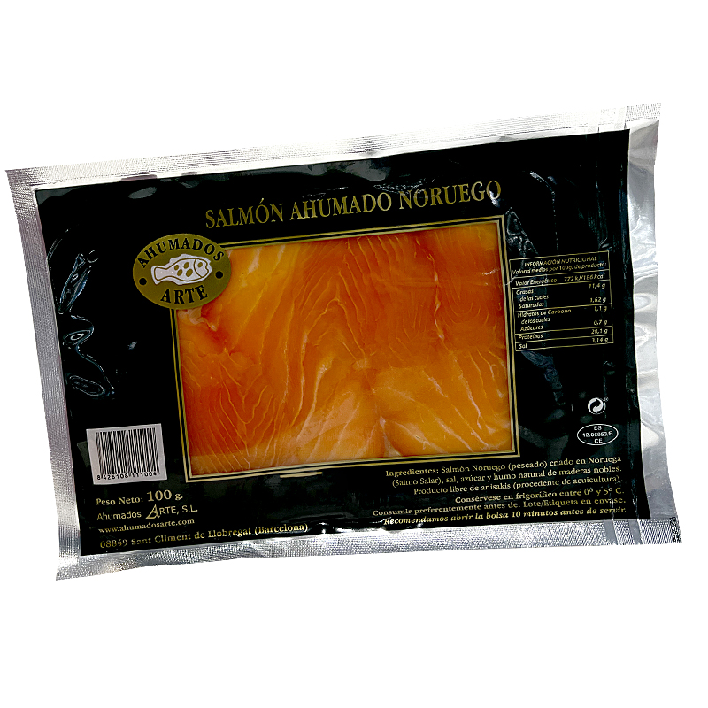 SALMÓ FUMAT sobre100g. (ARTE) 