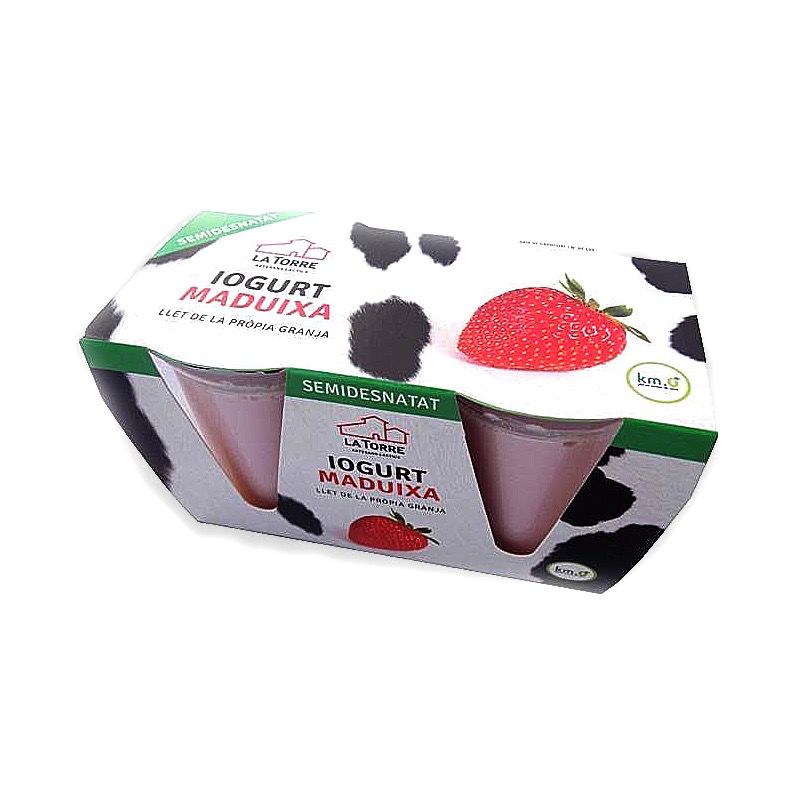YOGUR SABOR FRESA 12/(PACK 2X125g)