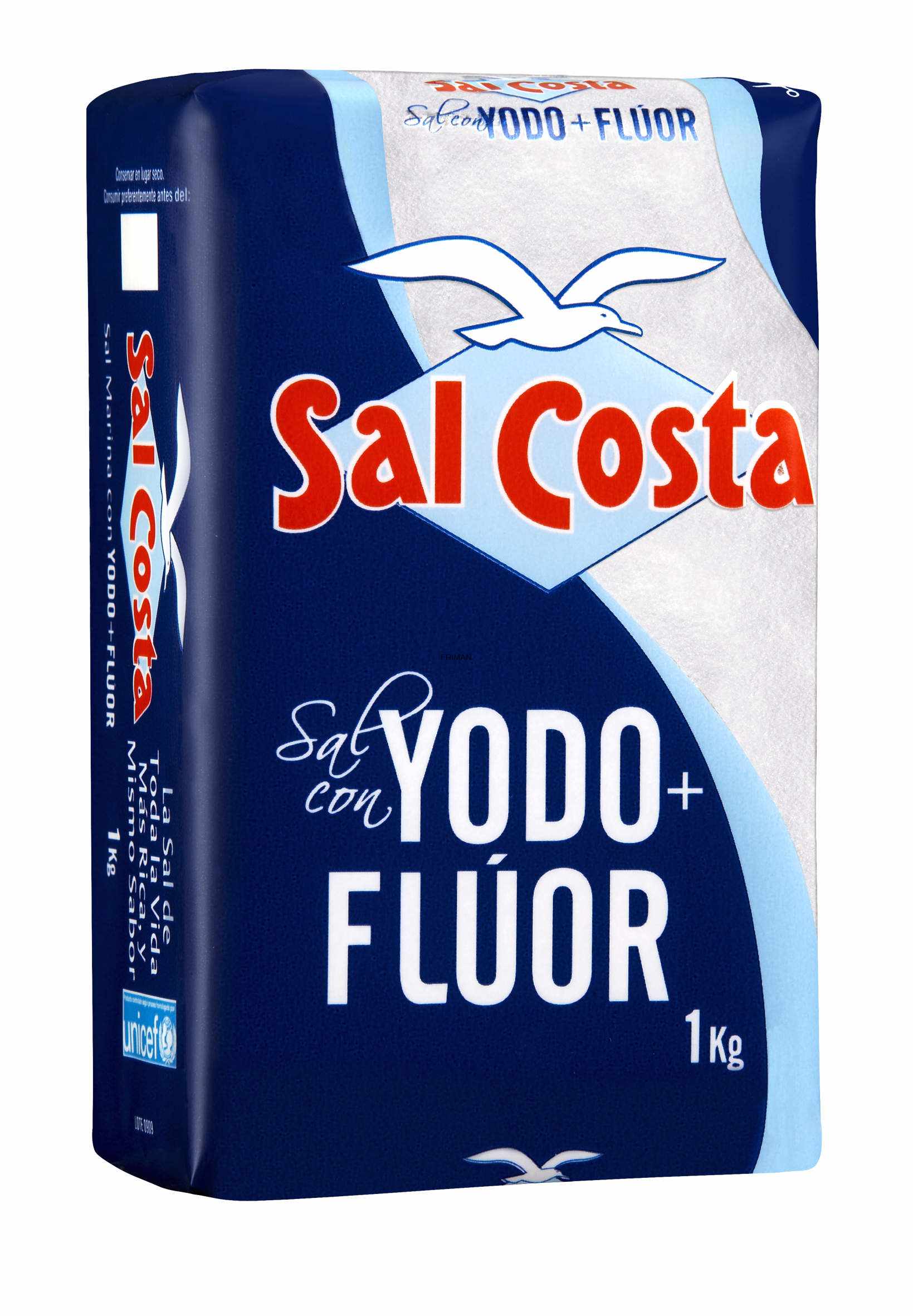 SAL COSTA IODE+FLUOR 12/1Kg.