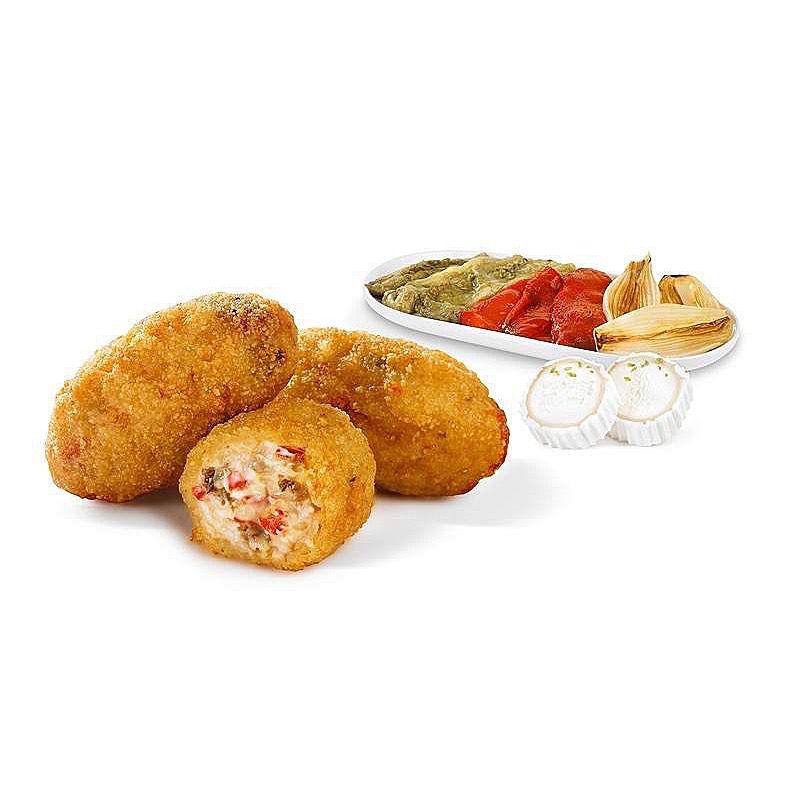CROQUETA VERD/FORM. CABRA (35g) 4/500gr 