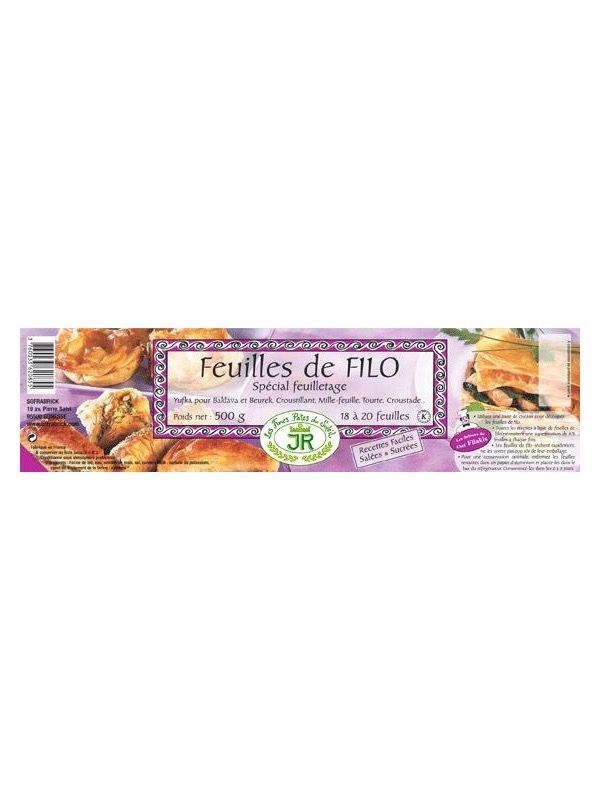 FULLES DE PASTA FILO PAQUET 8/250g